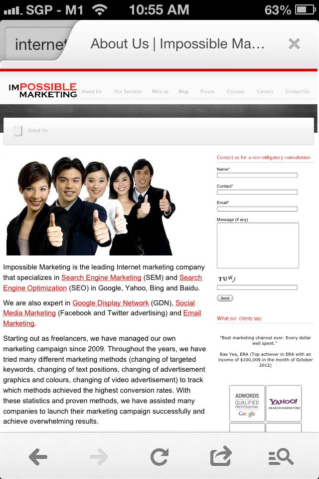 About Us (not mobile friendly) Mobile-friendly-b2
