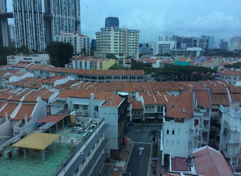 Our office view of Tanjong Pagar - we love the view!