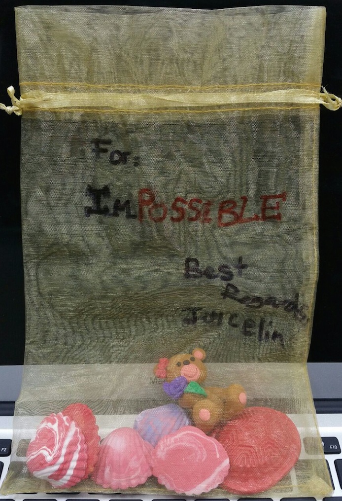 Gift from our student - paper weight
