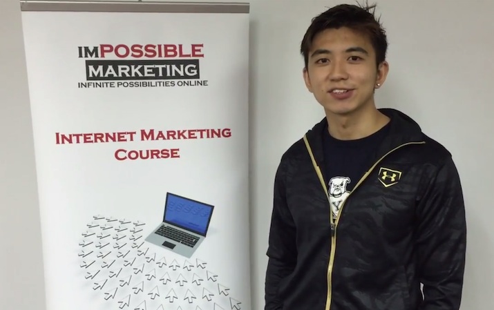 Photo of Alvin when taking testimonial