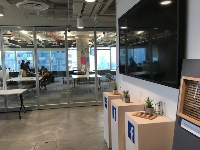 huge facebook meeting room