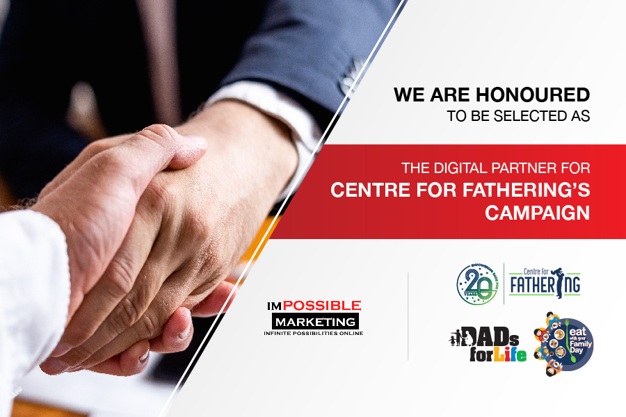 We are honoured to be selected as the digital partner for Centre for Fathering’s campaign