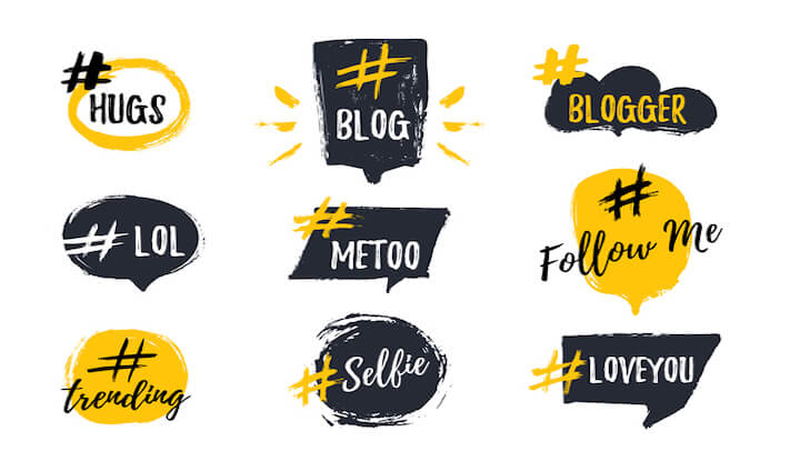 Use the right hashtags