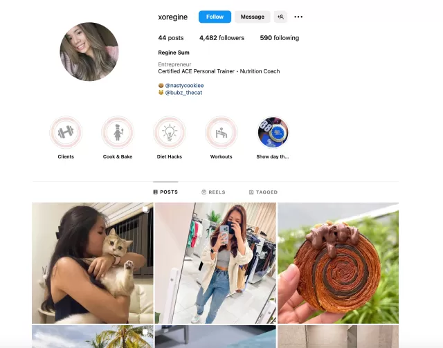 Regine Sum Fitness Influencers