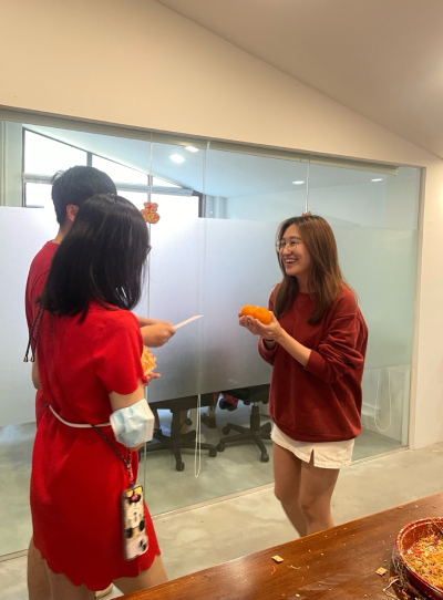 Good Time As Smiles Rose On Everybodys Face As They Received The Goodness