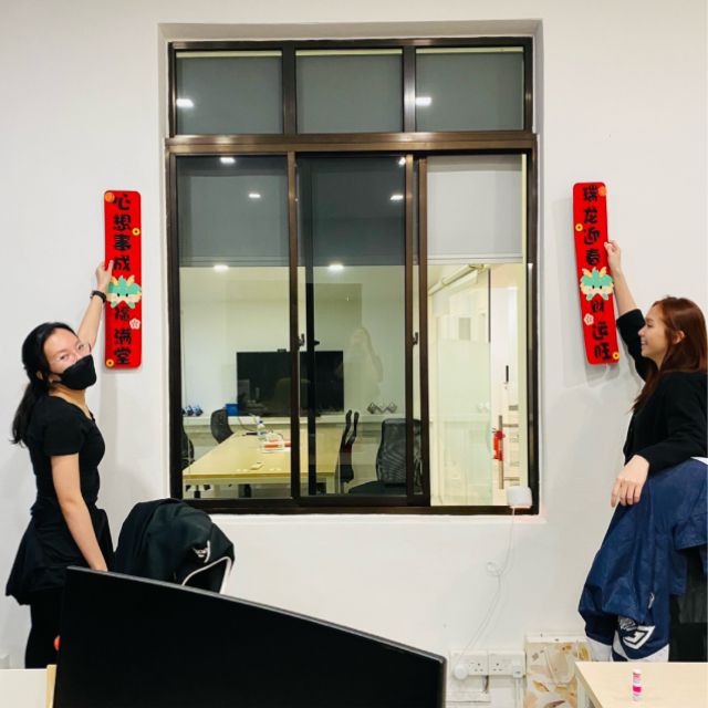 Putting Up The Decorations Is Fun