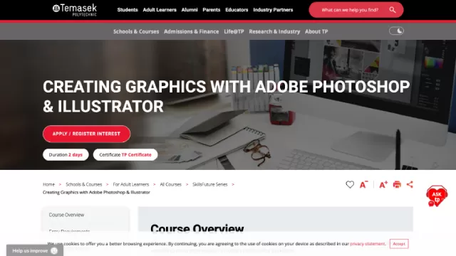 Creating Graphics with Adobe Photoshop & Illustrator – Temasek Polytechnic