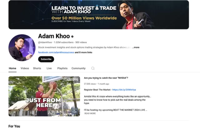 Adam Khoo (@AdamKhoo)
