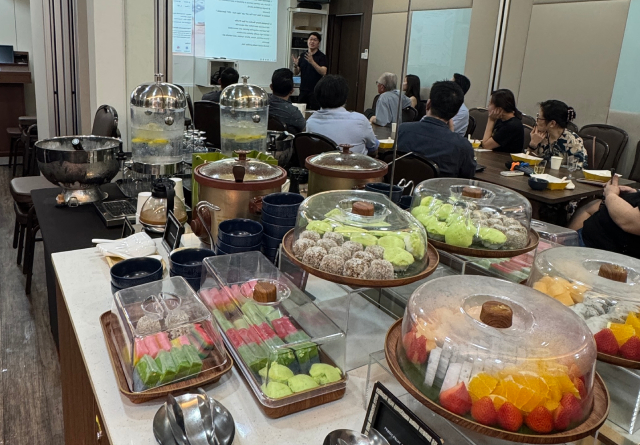 Piping-hot dishes to a colourful table of local desserts