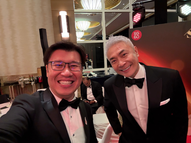 Alan with Director and Actor Tay Ping Hui