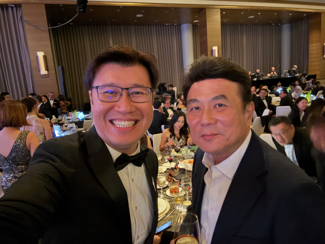 Alan with Film Director, Comedian, and Actor Jack Neo