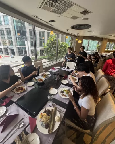 Long Table With No Agenda Team Building Exercise