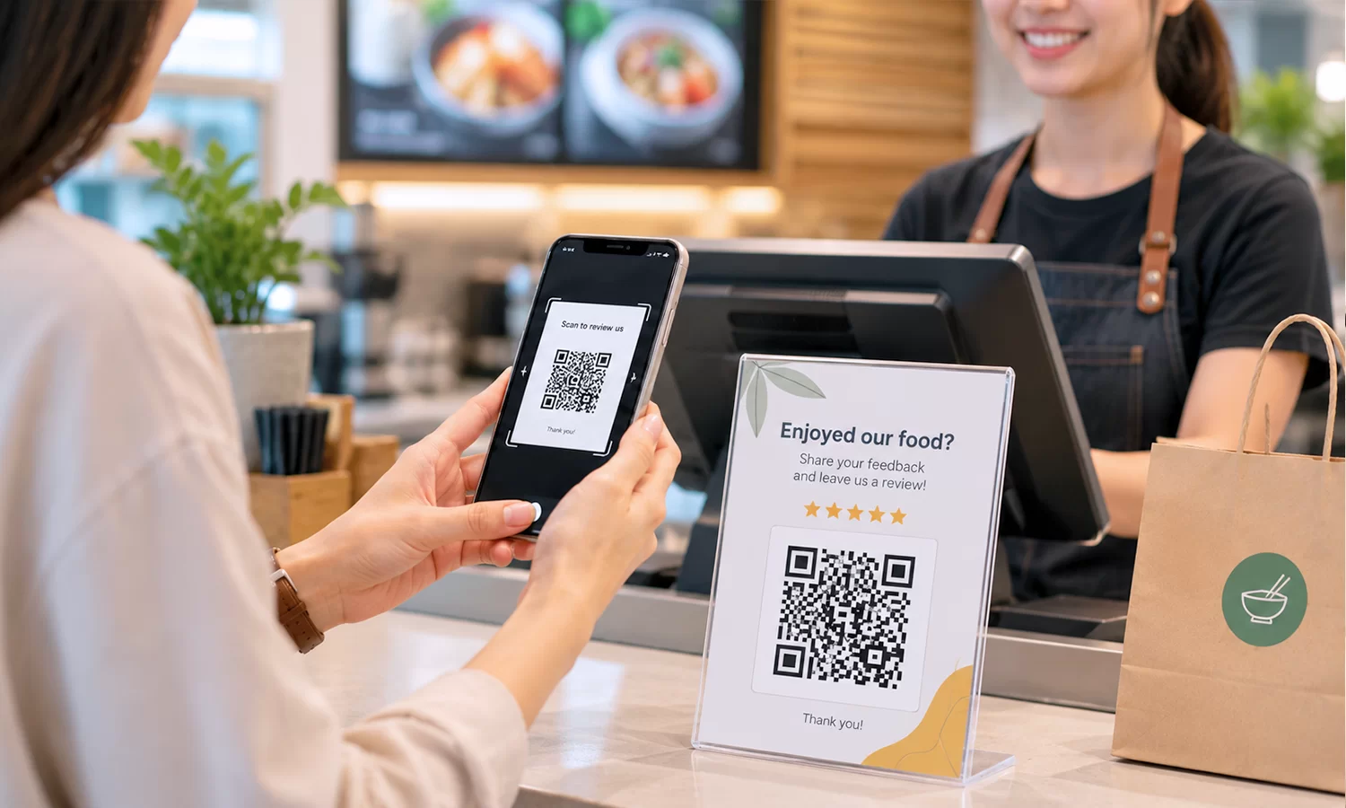 QR-Powered Review Generation