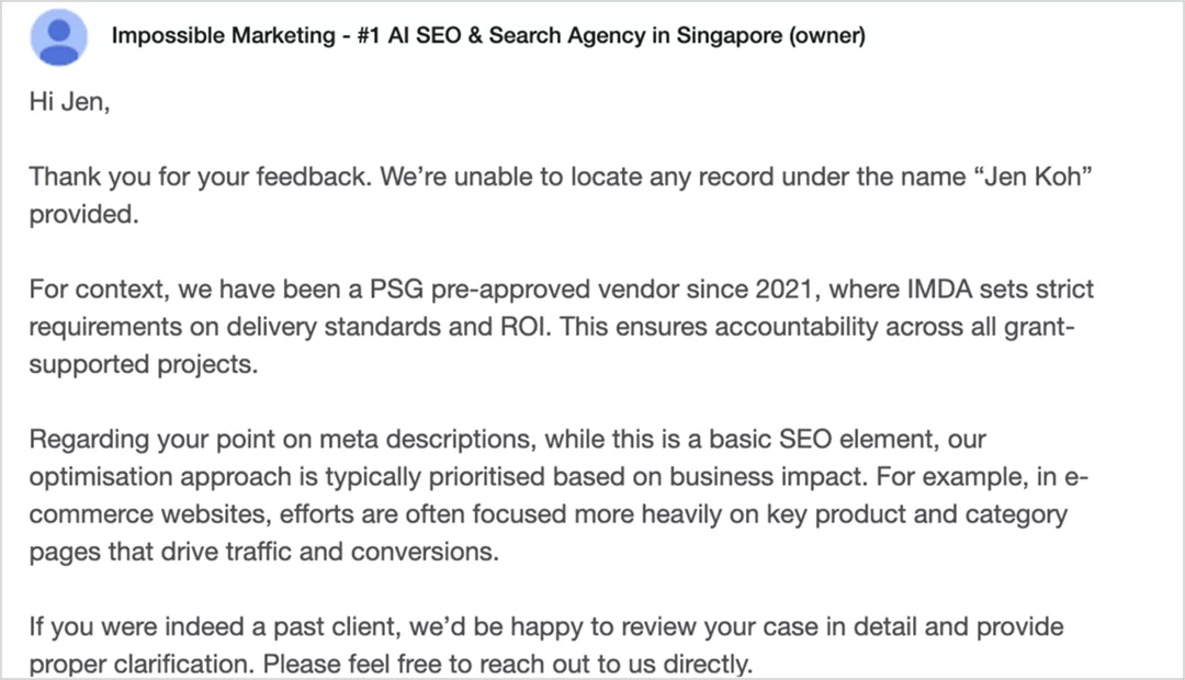 Unable To Verify The Identity Behind The Account Jen Koh